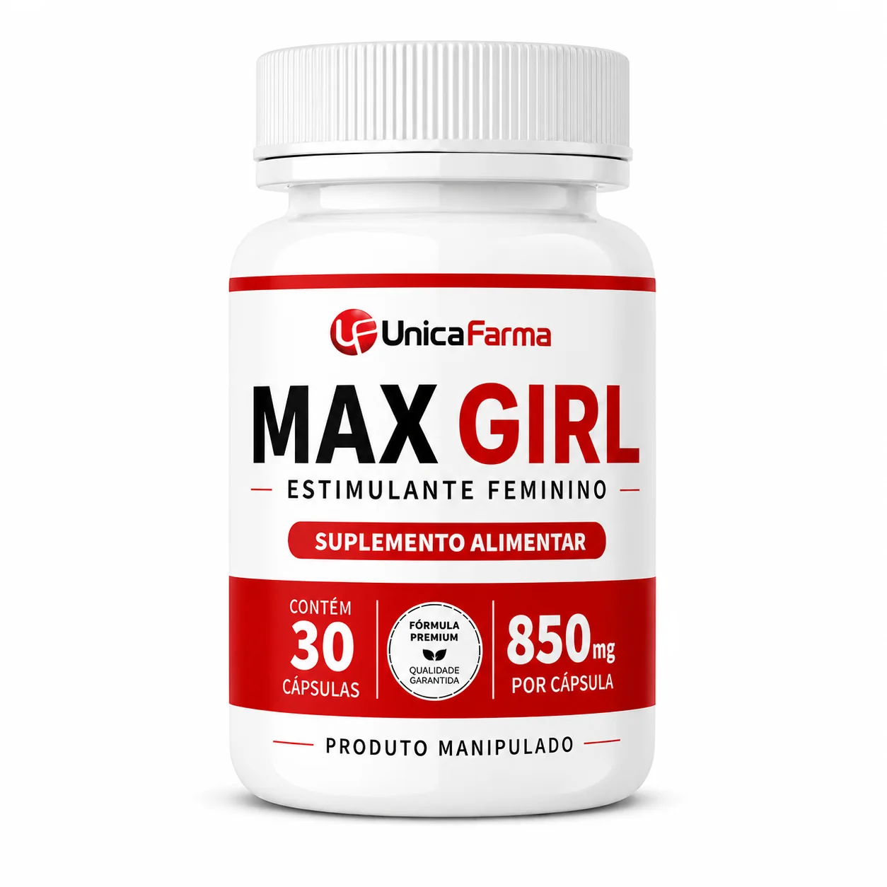 MaxGirl® – Estimulante Feminino Natural - 30 Cápsulas
