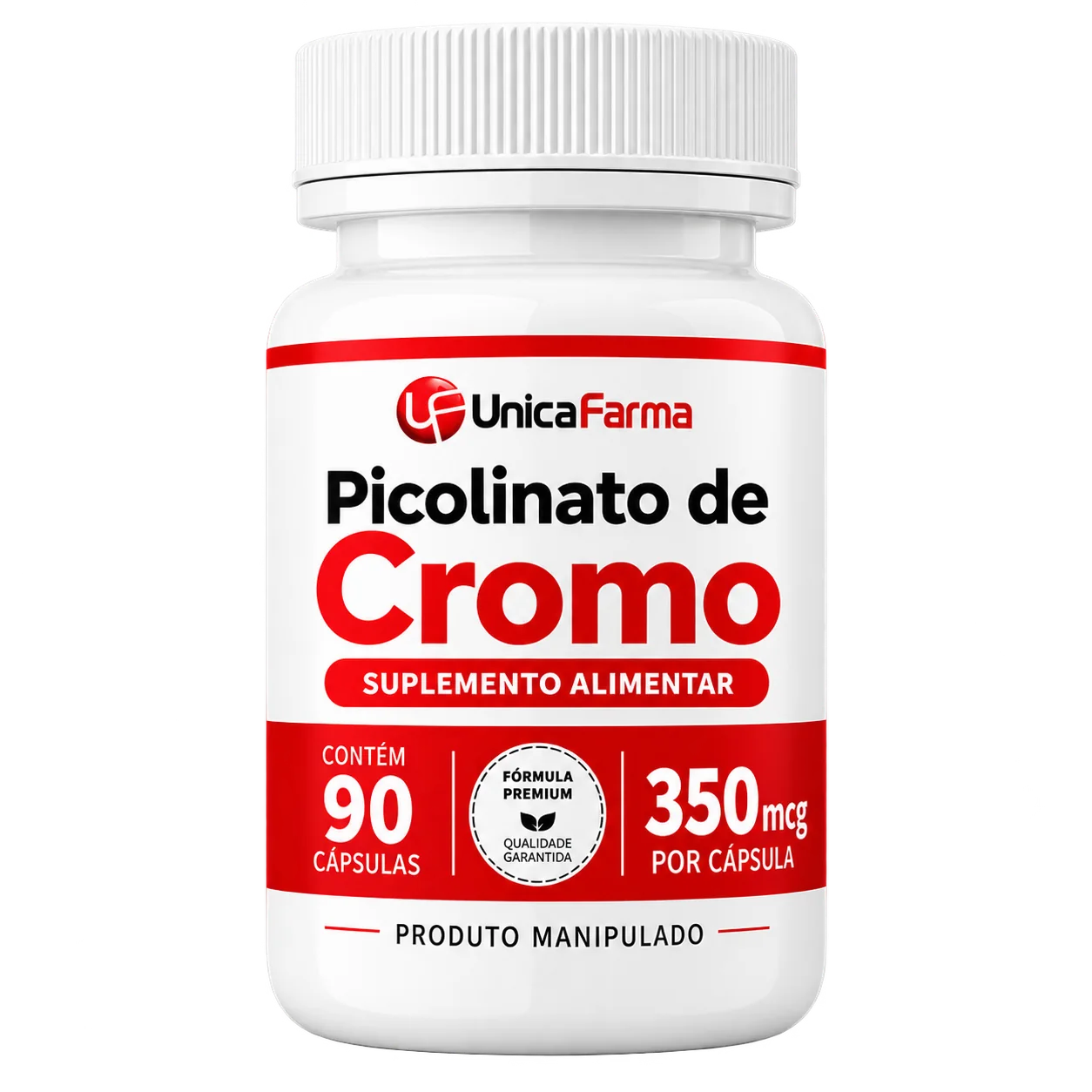 Picolinato de Cromo 350 mcg – 90 Cápsulas